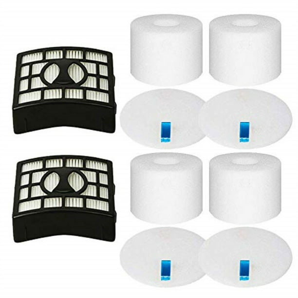 NV803 4 Foam & Felt Filters NV681 UV810 NV682 Replace Part XFF680 XHF680 Wolfish Replacement Filters for Shark Rotator DuoClean Powered Lift Away Speed Vacuum NV680 2 HEPA NV800 NV801 NV683 